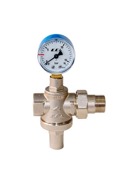 ECA Su Basınç Düşürücü (Manometreli) 1'' Rakorsuz - 602111042