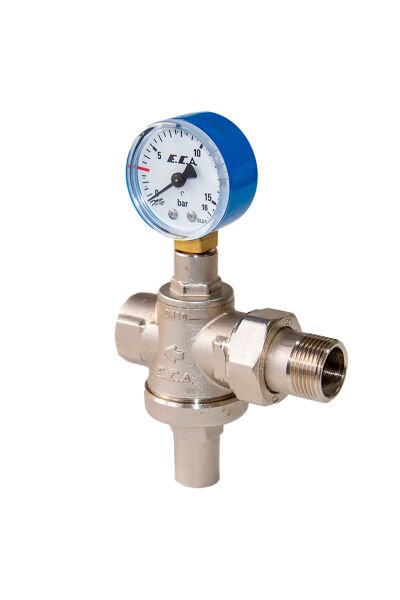 ECA Su Basınç Düşürücü (Manometreli) 1'' Rakorsuz - 602111042