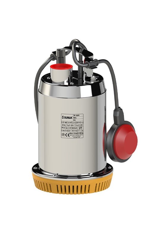 SUMAK Sdf6 Paslanmaz Gövdeli 0,37 Kw Drenaj Dalgıç Pompa