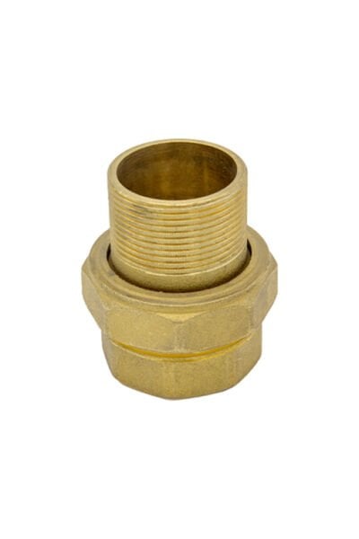 1/2'' Sarı Düz Rakor - 1140