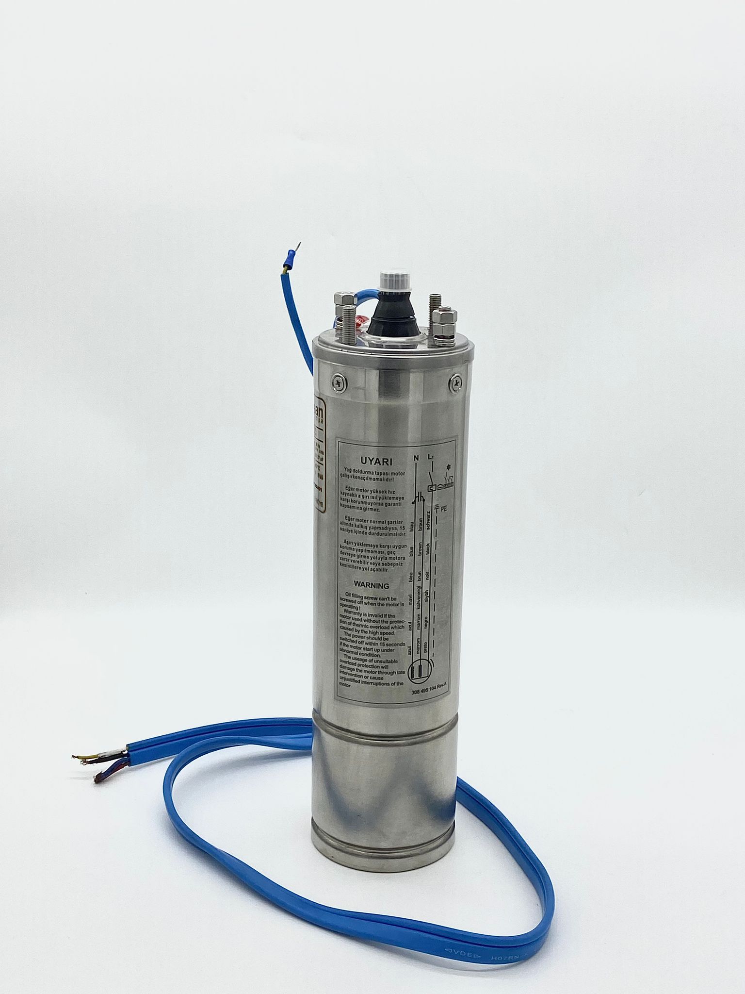 0,75 HP 220V  DALGIÇ POMPA MOTOR