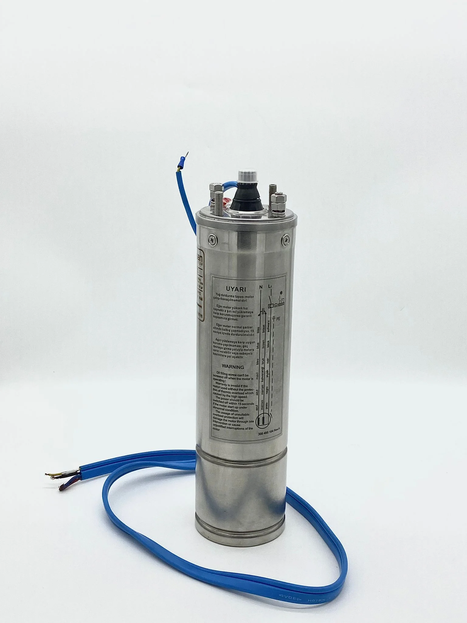 4 HP 380V  DALGIÇ POMPA MOTOR