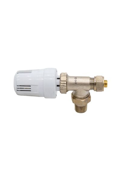 ECA 16x2 mm köşe Tip Pex Termostatik Radyatör  Vanası - 602120549