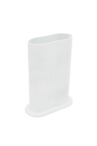 Çiftli Boru Gizleme Aparatı Düz - Beyaz