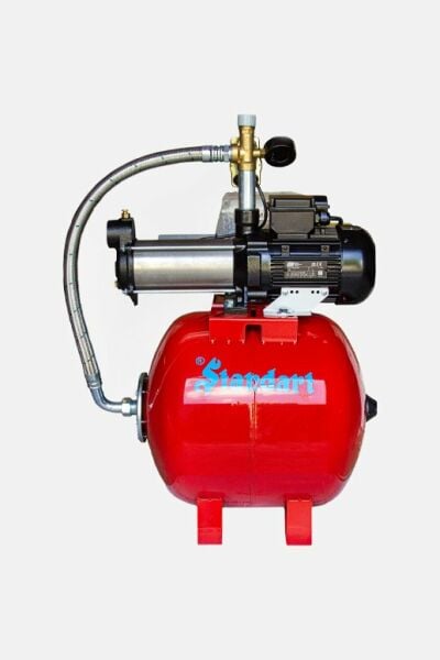 Standart Sbm90/5 - 80 Lt Yatık Tanklı Hidrofor 2,2 Kw