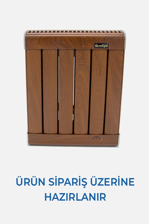 Radyal Alüminyum Radyatör (Villa-Dilim Fiyatı 600 MM)