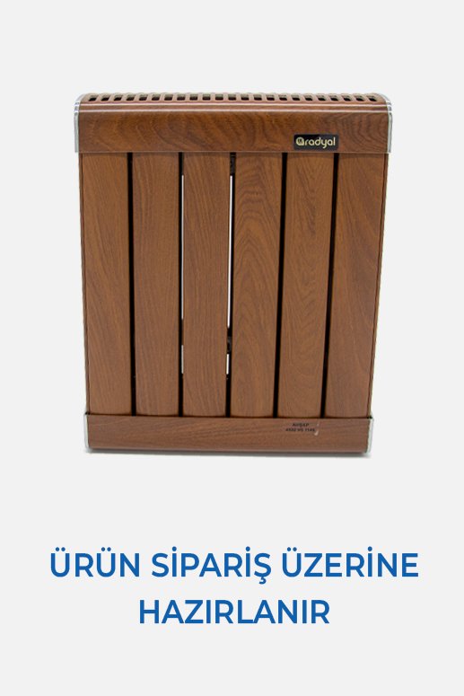 Radyal Alüminyum Radyatör (Villa-Dilim Fiyatı 600 MM)