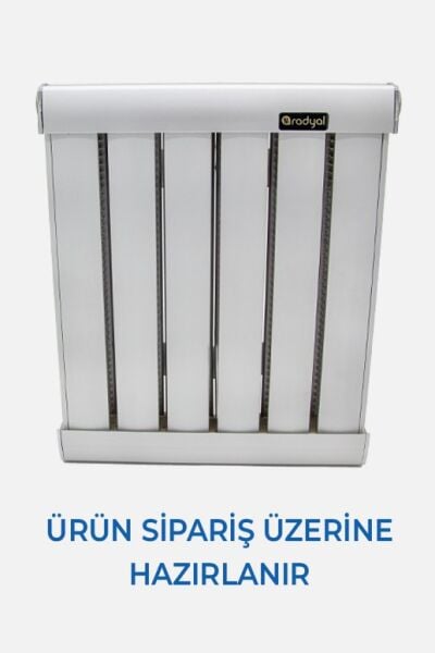 Radyal Alüminyum Radyatör (Yalı-Dilim Fiyatı) 600 MM