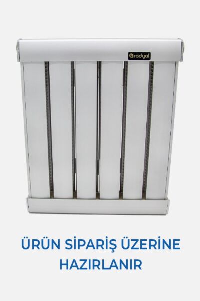 Radyal Alüminyum Radyatör (Yalı-Dilim Fiyatı) 600 MM