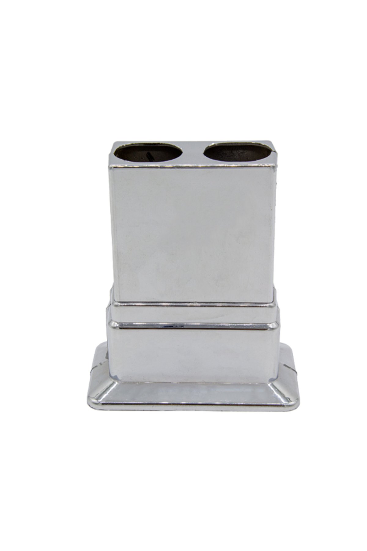 Ayarlı Boru Gizleme Aparatı Çiftli - Krom