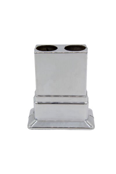 Ayarlı Boru Gizleme Aparatı Çiftli - Krom