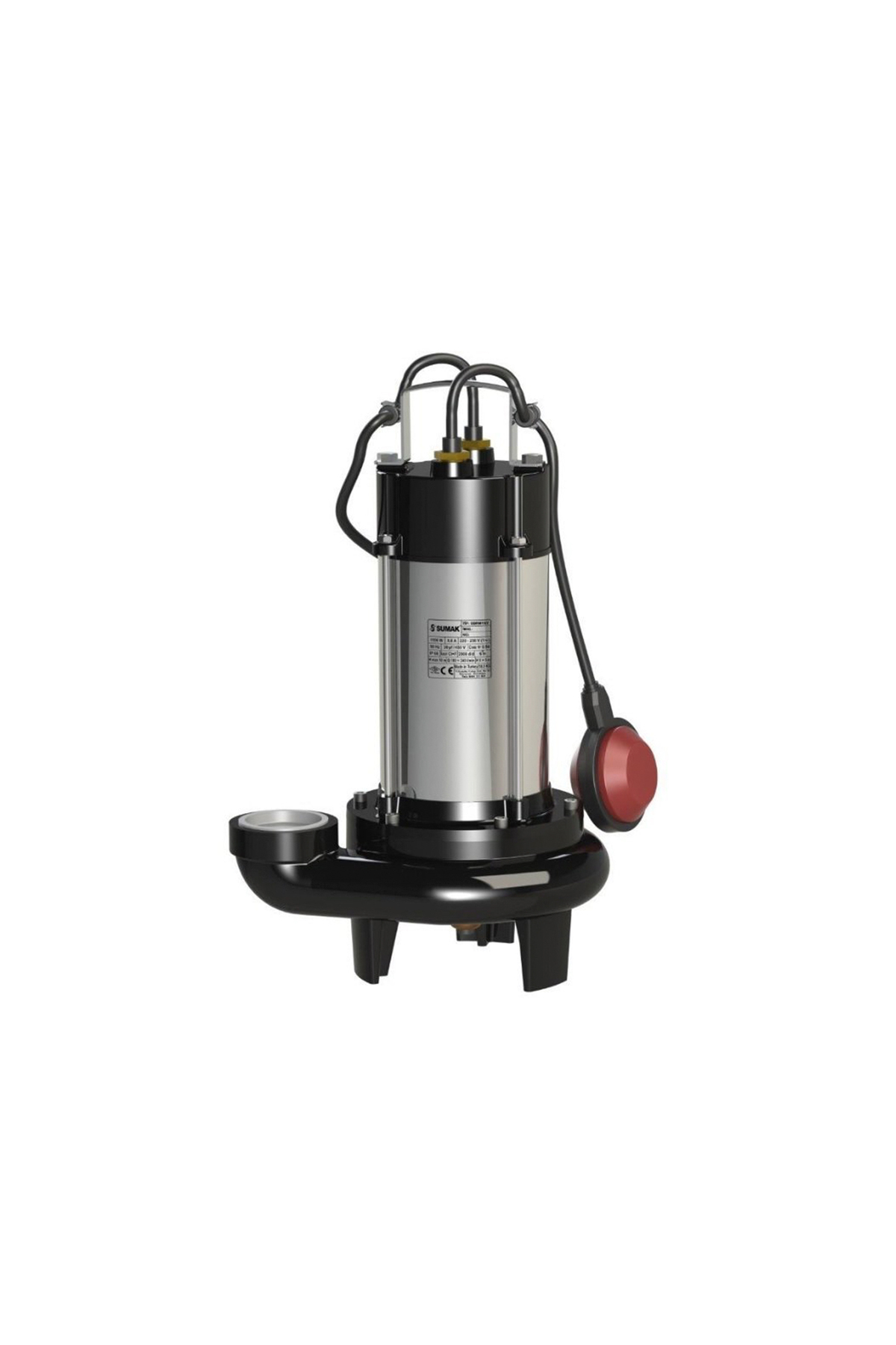 Sumak SBRM15/2  1,5 HP Bıçaklı Foseptik Dalgıç Pompa